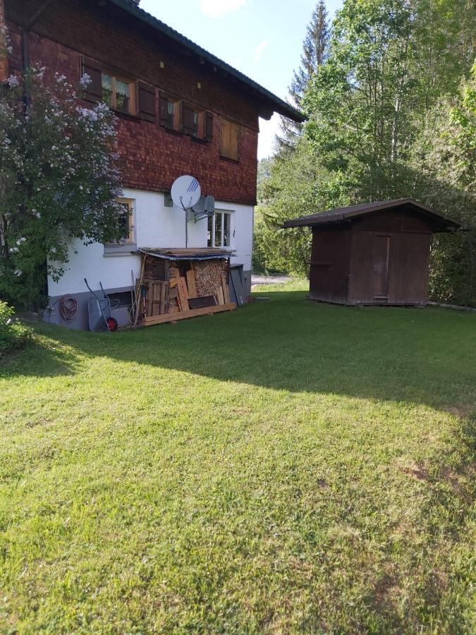 Kleine Ferienwohnung Am Rande Der Wildnis Sibratsgfäll Exteriör bild