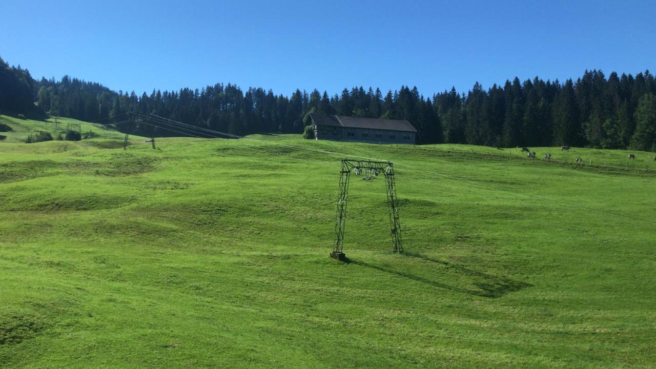 Kleine Ferienwohnung Am Rande Der Wildnis Sibratsgfäll Exteriör bild