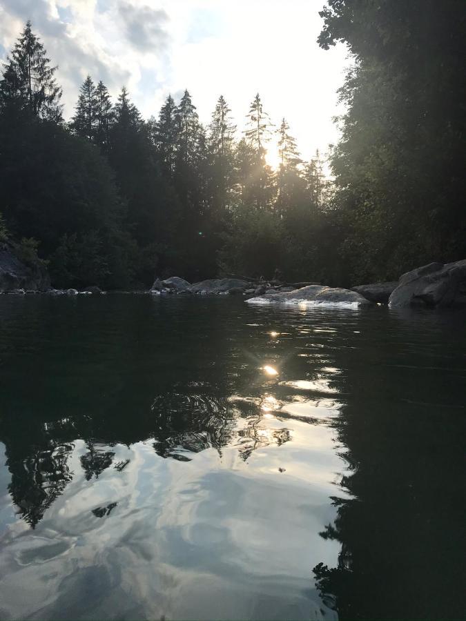 Kleine Ferienwohnung Am Rande Der Wildnis Sibratsgfäll Exteriör bild