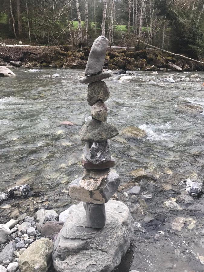 Kleine Ferienwohnung Am Rande Der Wildnis Sibratsgfäll Exteriör bild